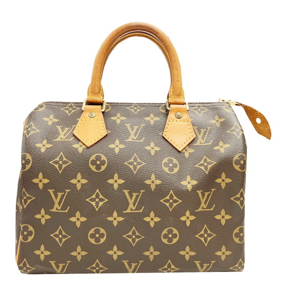 LOUIS VUITTON Brown Monogram Speedy 25 Boston Bag - Picture 1 of 12